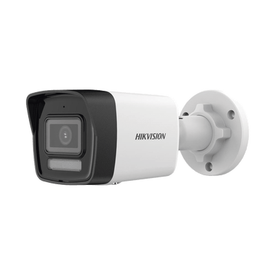 Bala IP 6 Megapixel / Lente 2.8 mm / Dual Light (30 mts IR + 30 mts Luz Blanca) / Micrófono Integrado / ACUSENSE Lite / Exterior IP67 / H.265 / PoE
