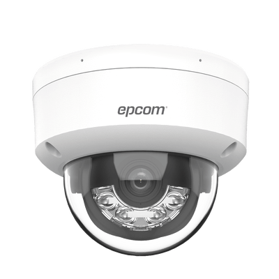 Domo IP 4 Megapixel / Lente 2.8 mm / Dual Light (30 mts IR + 30 mts Luz Blanca) / Micrófono Integrado / Antivandálico IK08 / ACUSENSE Lite / Exterior IP67 / H.265 / PoE / ONVIF / Micro SD - Image 5