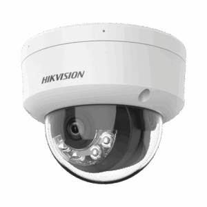 Domo IP 4 Megapixel / Lente 2.8 mm / Dual Light (30 mts IR + 30 mts Luz Blanca) / Micrófono Integrado / Antivandálico IK08 / ACUSENSE Lite / Exterior IP67 / H.265 / PoE / ONVIF / Micro SD