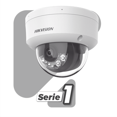 Domo IP 4 Megapixel / Lente 2.8 mm / Dual Light (30 mts IR + 30 mts Luz Blanca) / Micrófono Integrado / Antivandálico IK08 / ACUSENSE Lite / Exterior IP67 / H.265 / PoE / ONVIF / Micro SD - Image 4