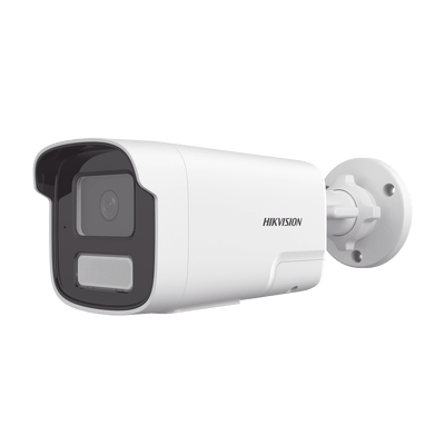 [PROTECCIÓN ACTIVA] Bala IP 4 Megapíxel / ACUSENSE Lite (Detección de Humanos y Vehiculos) / Lente 4 mm / Audio de Dos Vías /  Luz Intermitente y Alerta de Audio / 50 Mts IR EXIR 2.0 / Exterior IP67 / WDR 120 dB / PoE