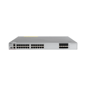 Switch Core Administrable Capa 3 con 24 puertos Gigabit + 8 SFP+ para fibra 10Gb, gestión gratuita desde la nube.