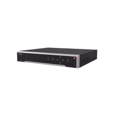 [Doble Poder de Decodificación] NVR 32 Megapixel (8K) / 32 Canales IP / 24 Puertos PoE+ / AcuSense / ANPR / Conteo de Personas / Heat Map / 4 Bahías de Disco Duro  / HDMI en 8K / Soporta POS / Alarmas I/O / Smart Search