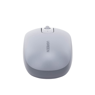 Mouse Inalámbrico 2.4G 800/1200/1600/2400 DPI | Función de 3 botones | Alcance 10m | Silencioso |  Ergonómico | Anti-caída y Anti-interferencias | Batería Alcalina AA incluida  | Color Grey. - Image 7