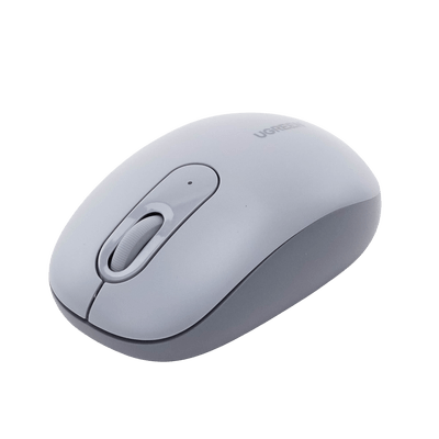 Mouse Inalámbrico 2.4G 800/1200/1600/2400 DPI | Función de 3 botones | Alcance 10m | Silencioso |  Ergonómico | Anti-caída y Anti-interferencias | Batería Alcalina AA incluida  | Color Grey. - Image 4