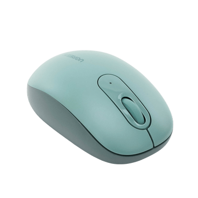 Mouse Inalámbrico 2.4G 800/1200/1600/2400 DPI | Función de 3 botones | Alcance 10m | Silencioso |  Ergonómico | Anti-caída y Anti-interferencias | Batería Alcalina AA incluida  | Color Green. - Image 5