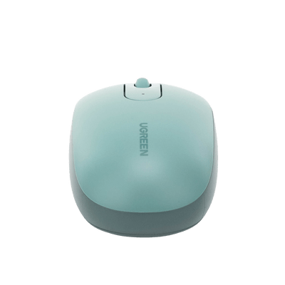 Mouse Inalámbrico 2.4G 800/1200/1600/2400 DPI | Función de 3 botones | Alcance 10m | Silencioso |  Ergonómico | Anti-caída y Anti-interferencias | Batería Alcalina AA incluida  | Color Green. - Image 2