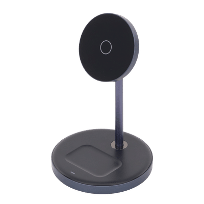 Estación de Carga Inalámbrica | 3 en 1 | Compatible con MagSafe | Perfecto para iPhone y  AirPods | Carga Rápida Adaptativa /Simultanea | Múltiples Protecciones | Luz Indicadora LED | Aleación de Aluminio | Incluye Cable - Image 4