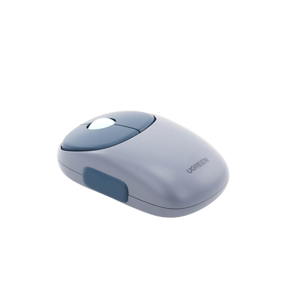 Mouse Inalámbrico FUN | Recargable| 2.4G & Bluetooth | 4 Niveles de DPI | Silencioso | Ergonómico | 5 Botones | Compatible con Windows, macOS 10.5, Android iOS Linux y Chrome OS | Color Azul. - Image 4