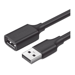 Cable Extensor USB 2.0 A a A | 1 metro | Macho-Hembra | Ultra Durabilidad | Núcleo de Cobre Estañado 28/22 AWG | Blindaje Interior Múltiple / Ideal para teclado, mouse, impresoras, etc.