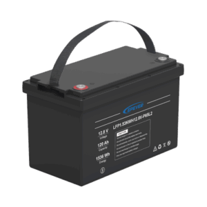 Batería de Litio LiFePO4 Ciclo Profundo 12.8Vcc, 120 Ah, 1.53Kwh, para Exterior, Libre de Mantenimiento