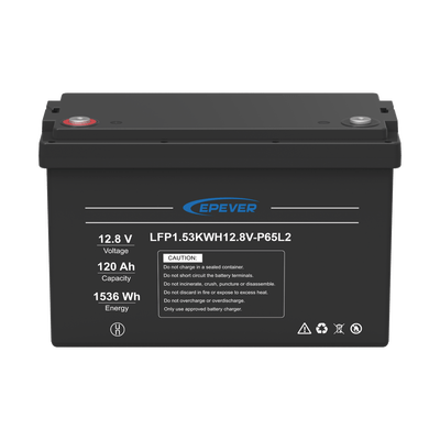 Batería de Litio LiFePO4 Ciclo Profundo 12.8Vcc, 120 Ah, 1.53Kwh, para Exterior, Libre de Mantenimiento - Image 2