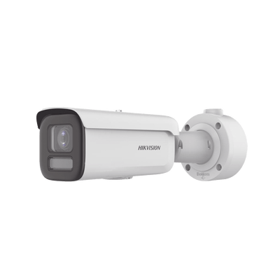 Bala IP 8 Megapixel / Lente Mot. 2.7 a 13.5 mm / Dual Light (60 mts IR + 60 mts Luz Blanca ) / Darkfighter S / Exterior IP67 / IK10 /WDR 130 dB / 4 Analíticos: AcuSense, Deteccion Facial, Conteo de Personas por Cruce y Zona