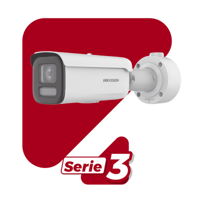 Bala IP 8 Megapixel / Lente Mot. 2.7 a 13.5 mm / Dual Light (60 mts IR + 60 mts Luz Blanca ) / Darkfighter S / Exterior IP67  / IK10 /WDR 130 dB / 4 Analíticos: AcuSense, Deteccion Facial, Conteo de Personas por Cruce y Zona - Image 2
