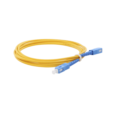 Jumper de Fibra Óptica Monomodo SC/UPC-SC/UPC Simplex de 2 metros,  3mm