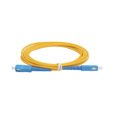 Jumper de Fibra Óptica Monomodo SC/UPC-SC/UPC Simplex de 3 metros, 3mm