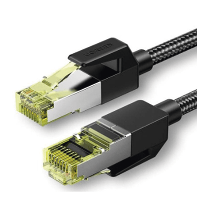 Cable Ethernet Cat7 CLASSâ… F/FTP Redondo con Malla de Nylon 2 Metros - Image 3