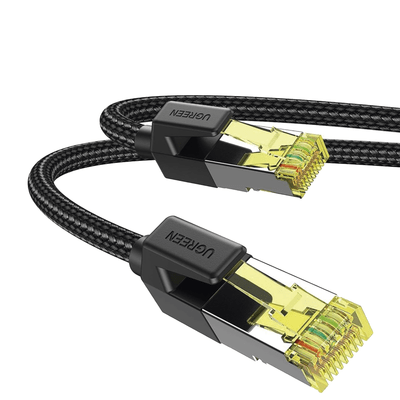 Cable Ethernet Cat7 CLASSâ… F/FTP Redondo con Malla de Nylon 2 Metros - Image 2