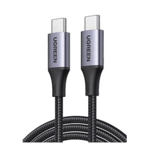 Cable USB-C a USB-C | 2 Metros | Potencia de Carga 240W | 48V/5A | PD3.1 /3.0 | 480 Mbps | Chip E-Market | Carcasa de Aluminio | Nylon Trenzado.