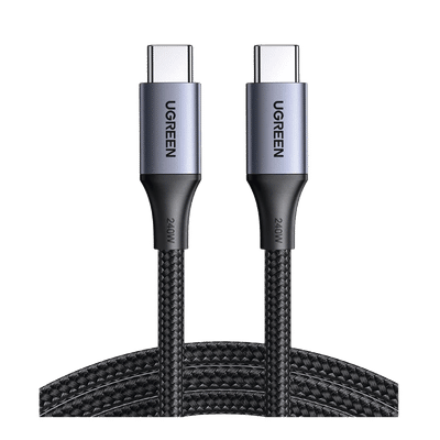 Cable USB-C a USB-C | 2 Metros | Potencia de Carga 240W | 48V/5A | PD3.1 /3.0 | 480 Mbps | Chip E-Market | Carcasa de Aluminio | Nylon Trenzado. - Image 2