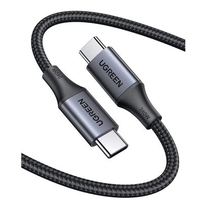 Cable USB-C a USB-C | 2 Metros | Potencia de Carga 240W | 48V/5A | PD3.1 /3.0 | 480 Mbps | Chip E-Market | Carcasa de Aluminio | Nylon Trenzado. - Image 5