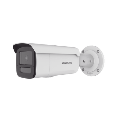 [Dual Light + 2 Micrófonos Integrados] Bala IP 6 Megapixel / Lente 4 mm / 80 mts Luz Blanca + 80 mts IR / ACUSENSE / Exterior IP67 / WDR 120 dB / PoE  / Micro SD / Metal / ACUSEARCH