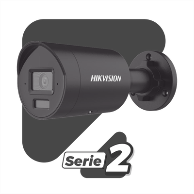 [Dual Light + 2 Micrófonos Integrados] Bala IP 4 Megapixel / Color Negro / Lente 2.8 mm / 40 mts Luz Blanca + 40 mts IR / ACUSENSE / Exterior IP67 / WDR 120 dB / PoE / ONVIF / Micro SD / Metal / ACUSEARCH - Image 2