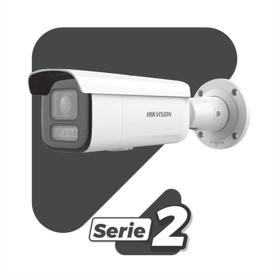 [Smart Hybrid Light + Micrófonos Duales Integrados] Bala IP 8 Megapixel (4K) / Lente Motorizado 2.8-12 mm / 60 m Luz Blanca + 60 m IR / AcuSense / Exterior IP67 / IK10 / WDR 120 dB / PoE 802.3at / ONVIF / Alarmas I/O / Micro SD / ACUSEARCH - Image 2