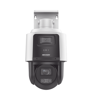 [TandemVu] PTZ IP 4 Megapixel con Cámara Panoramica 4 Megapixel / 4X Zoom / Dual Light (40 mts IR + 30 mts Luz Blanca) / ACUSENSE / IP66  / PoE+ / DARKFIGHTER / Micro SD / Incluye Base para Techo o Pared - Image 3