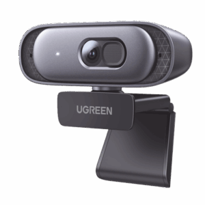 Cámara Web 2K con Micrófono Integrado | Cancelación de Ruido | Corrección de Luz Automática | Vista Amplia de 91° | Rotación Flexible de 360° | Cubierta de privacidad | Incluye Cable USB de 2M.