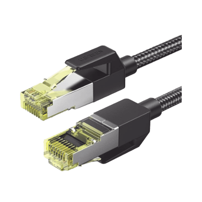 Cable Ethernet Cat7 CLASSâ… F/FTP Redondo con Malla de Nylon 1 Metro - Image 3