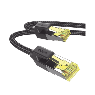 Cable Ethernet Cat7 CLASSâ… F/FTP Redondo con Malla de Nylon 1 Metro - Image 2