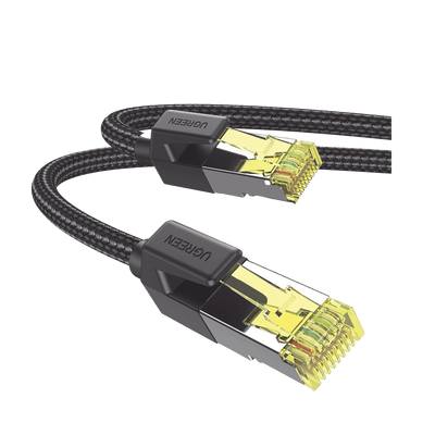 Cable Ethernet Cat7 CLASSâ… F/FTP Redondo con Malla de Nylon 3 Metros - Image 3