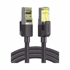 Cable Ethernet Cat7 CLASSâ… F/FTP Redondo con Malla de Nylon 3 Metros