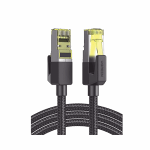 Cable Ethernet Cat7 CLASSâ… F/FTP Redondo con Malla de Nylon 5 Metros