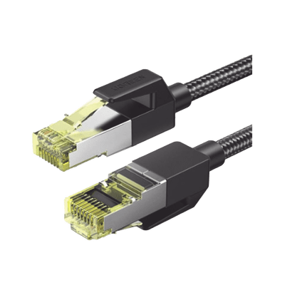 Cable Ethernet Cat7 CLASSâ… F/FTP Redondo con Malla de Nylon 5 Metros - Image 3
