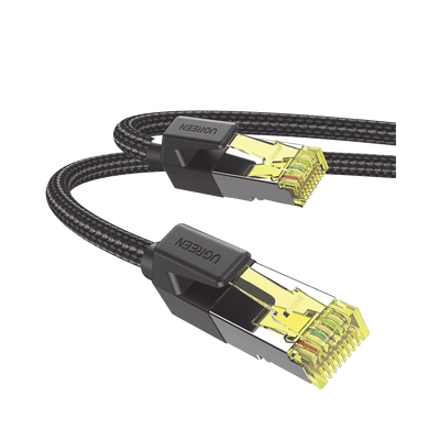 Cable Ethernet Cat7 CLASSâ… F/FTP Redondo con Malla de Nylon 5 Metros - Image 2
