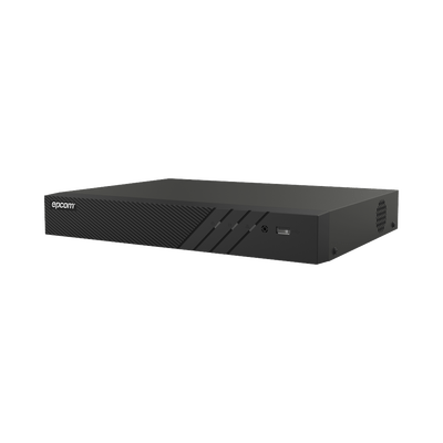 DVR 4 Canales TURBOHD + 2 Canales IP / 8 Megapixel (4K) / Audio Bidireccional por Coaxitron / ACUSENSE / Reconocimiento Facial / 1 Bahía de Disco Duro / Salida de Video en Full HD / H.265+