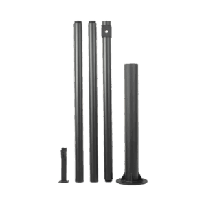 SYSCOM VIDEO XGAPOLE6M/A – Poste Seccionado 6 m con Brazo para Cámara PTZ y Base de Cimentación