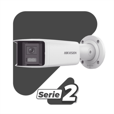 [FlexVu] [PROTECCIÓN ACTIVA] Bala IP 4 Megapixel / 2 Lentes de Lente 2.8 mm (Imagen Panorámica 180°) / 40 mts IR / Exterior IP67 / Luz Intermitente y Alerta de Audio / Audio Bidireccional / ACUSENSE / WDR 120 dB / Micro SD - Image 2