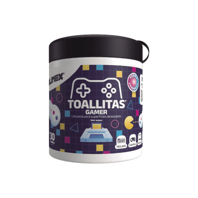 Toallitas Gamers, Excelente Opción Para Gamers que buscan Mantener sus Consolas y Accesorios en Perfecto Estado, Libres de Suciedad y Protegidos Contra Bacterias.