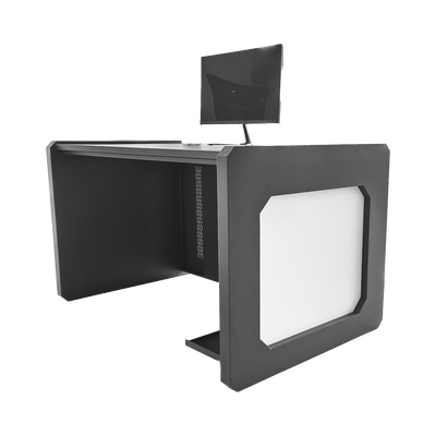 Escritorio Estación Mobiliaria Profesional de Monitoreo y Control / Videovigilancia / Acceso / Alarmas / Etc... / Metálica / Color Gris Oxford