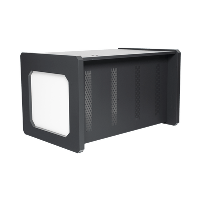 Escritorio Estación Mobiliaria Profesional de Monitoreo y Control / Videovigilancia / Acceso / Alarmas / Etc... / Metálica / Color Gris Oxford - Image 8