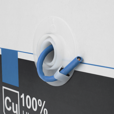 Bobina de cable de 305 metros Cat6+, CMR, CALIBRE 23 ALTO RENDIMIENTO, ETL,UL, color azul, super flexible, para aplicaciones de video vigilancia, video HD, y redes de datos. Uso interior. - Image 3