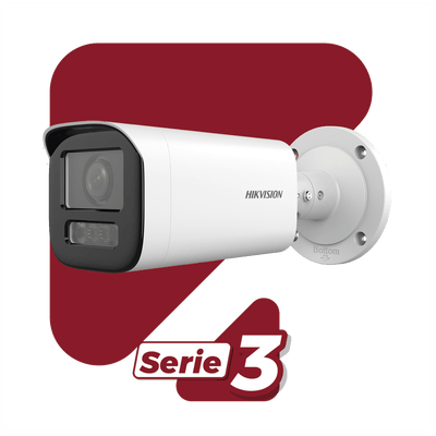 Bala IP 4 Megapíxel / Lente Motorizado 2.7 a 13.5 mm / Dual Light (50 mts IR + 50 mts Luz Blanca)   / Exterior IP67 / WDR 120 dB / PoE  / Micro SD - Image 2