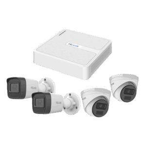 Kit IP 2 Megapixel / NVR de 8 Canales con 8 Puertos PoE / 2 Cámaras IP Bala para Exterior / 2 Cámaras IP Domo para Exterior