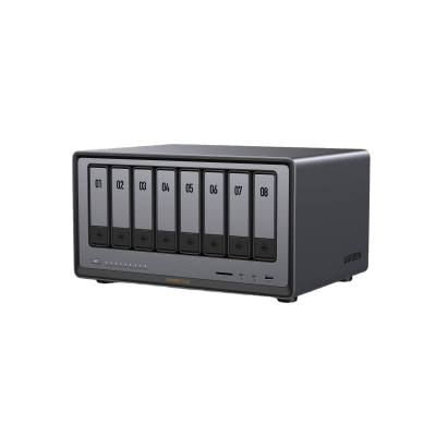NASync DXP8800 Plus | SO UGOS Pro |  Intel X86 12th Gen Intel® Core™ i5 | SSD 128 GB | 8-Bahias (SATA) | 8GB DDR5 (Exp. a 32GB) | 2* M.2 SSD | 4 Puertos Thunderbolt™4 | WiFi | 1*USB3.2 Gen2, 10Gb/s | HDMI 8k. - Image 4