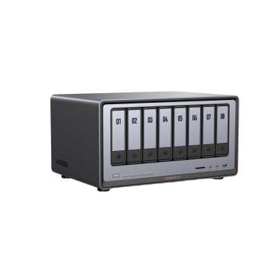 NASync DXP8800 Plus | SO UGOS Pro |  Intel X86 12th Gen Intel® Core™ i5 | SSD 128 GB | 8-Bahias (SATA) | 8GB DDR5 (Exp. a 32GB) | 2* M.2 SSD | 4 Puertos Thunderbolt™4 | WiFi | 1*USB3.2 Gen2, 10Gb/s | HDMI 8k. - Image 3