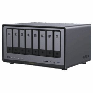 NASync DXP8800 Plus | SO UGOS Pro |  Intel X86 12th Gen Intel® Core™ i5 | SSD 128 GB | 8-Bahias (SATA) | 8GB DDR5 (Exp. a 32GB) | 2* M.2 SSD | 4 Puertos Thunderbolt™4 | WiFi | 1*USB3.2 Gen2, 10Gb/s | HDMI 8k.