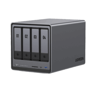 NASync DXP4800 | SO UGOS Pro |  Intel N100 12th Gen Intel® Quad Core™ | 4-Bahias (SATA) hasta 96TB | 2* M.2 SSD hasta 16TB| 8GB DDR5 (Exp. a 16GB) | 2.5Gb Dual Ethernet | HDMI 4K | 2* USB2.0 | 1*USB 3.2Gen | 1* USB 3.2Gen2 | 1*USB-C 3.2Gen2 | SD